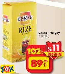 DEREN RİZE ÇAY 1000 G